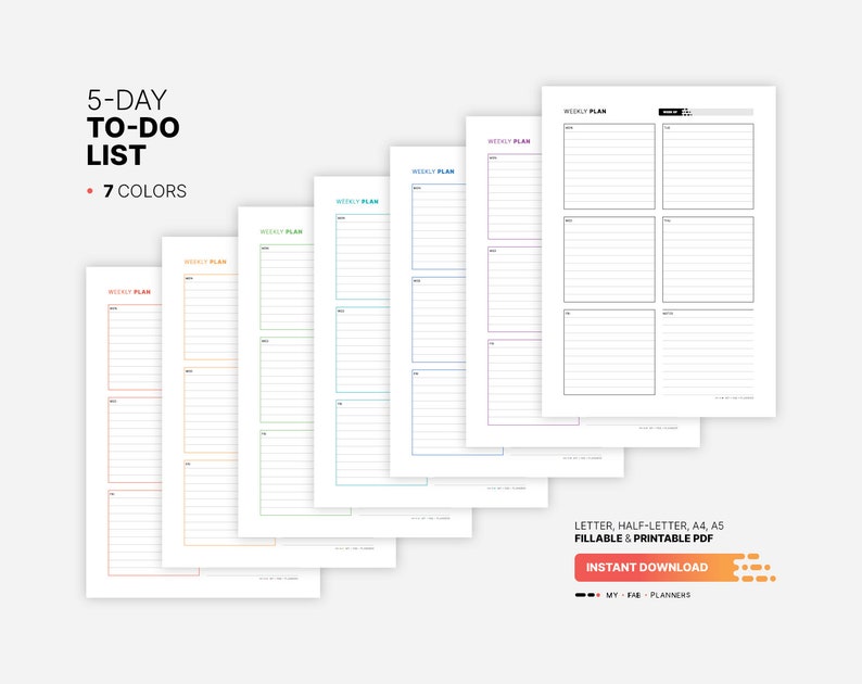 5-day-to-do-list-template-printable-work-at-home-planner-fillable