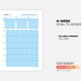6-week Goal Planner, Fillable Work &amp; Productivity Tracker Calendar ...