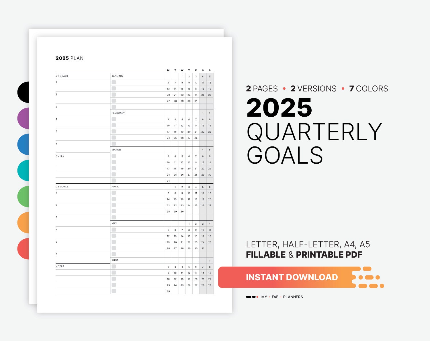 2025-quarterly-goals-printable-life-long-term-goal-setting-planner-fillable-yearly-3-month-productivity-desk-calendar-pdf-template-etsy