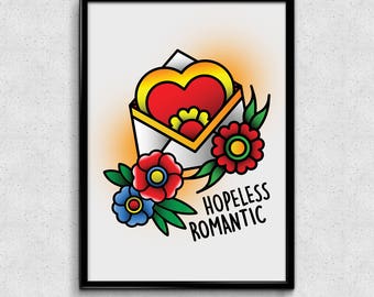 Hopeless Romantic - Print DIN A5