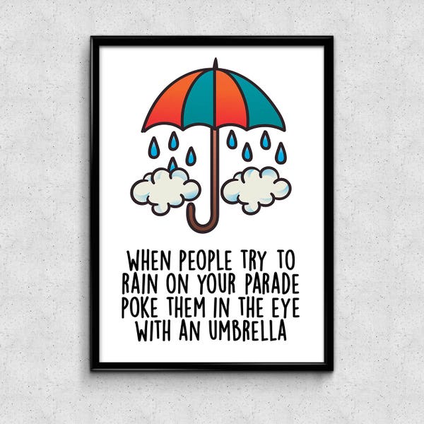 Umbrella - Print DIN A5