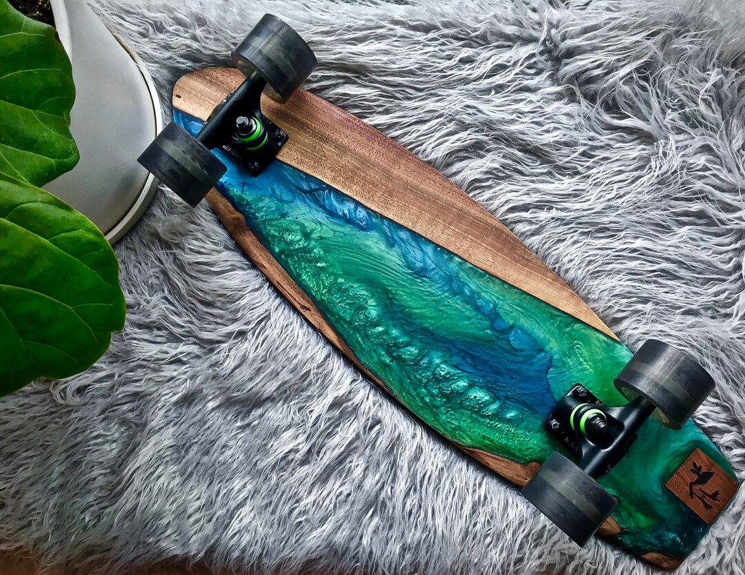 Wood and Epoxy Cruiser Skateboard Etsy