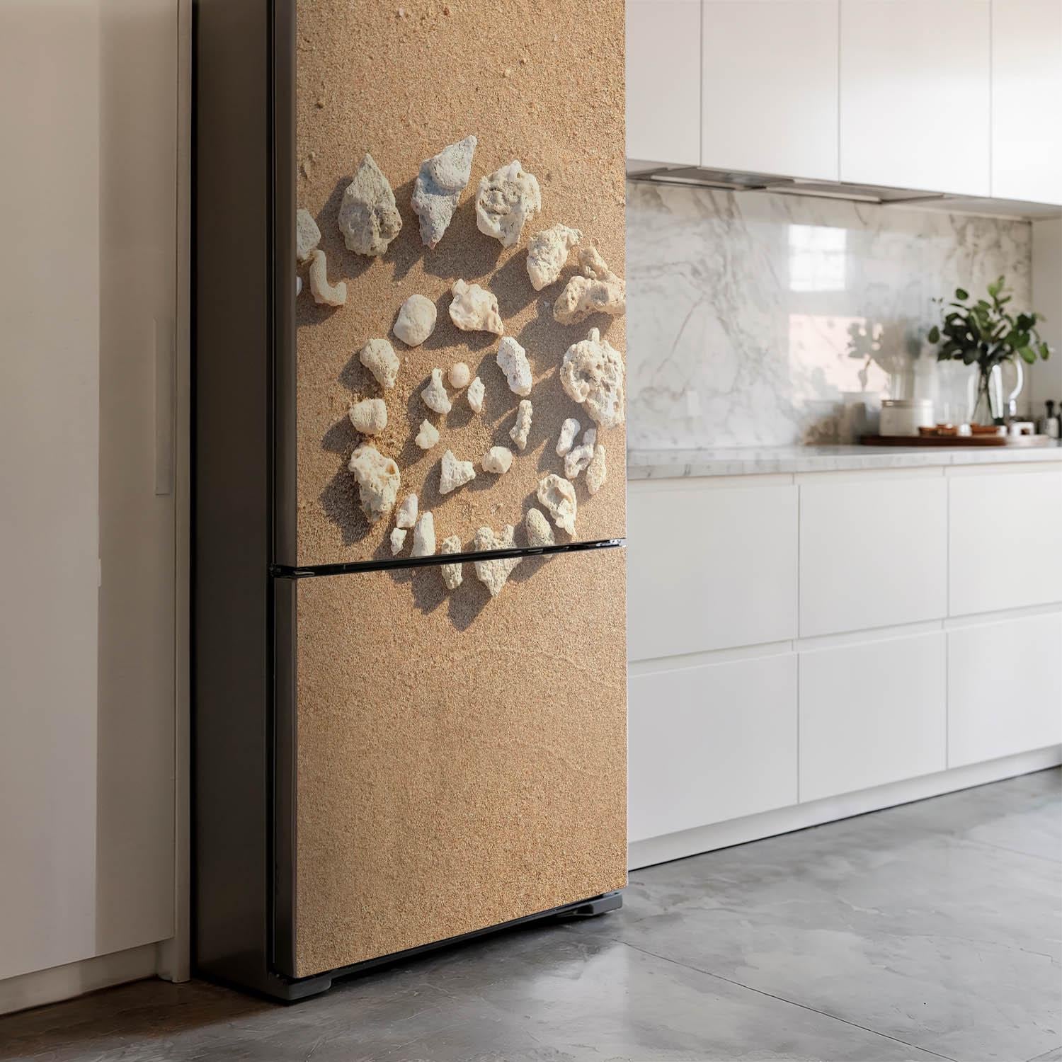 Adesivo per frigorifero che copre interamente la porta del frigorifero, adesivi murali in vinile per decorazioni da cucina | Leroy Merlin