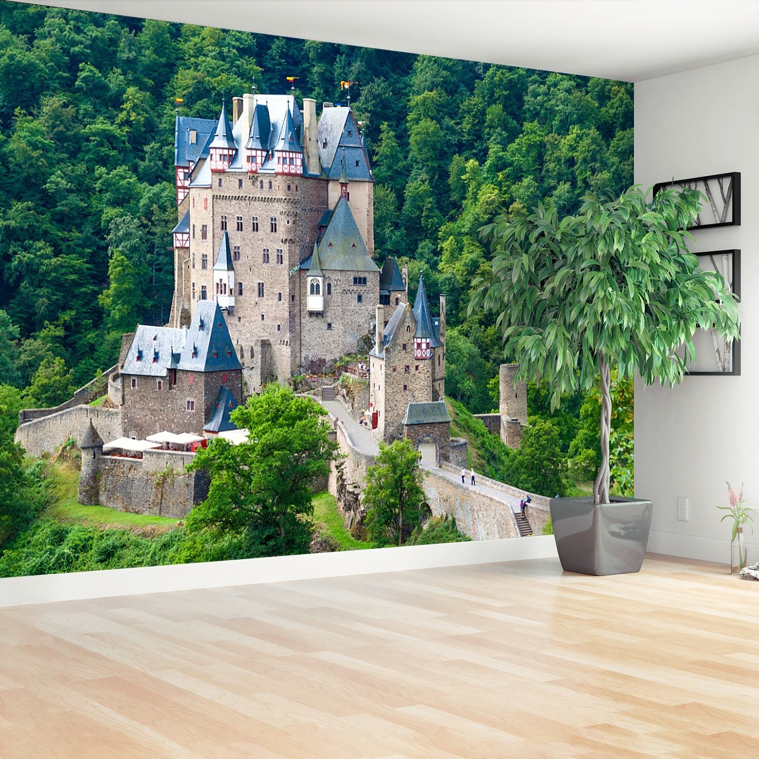 Studio Hintergrund 1,5x0,9m Lofaris Gotische Burg Fotohintergrund -  Mittelalter Steinmauer 1,5x0,9m Für Studio Fotohintergrund Vinyl, image size:1500x1500