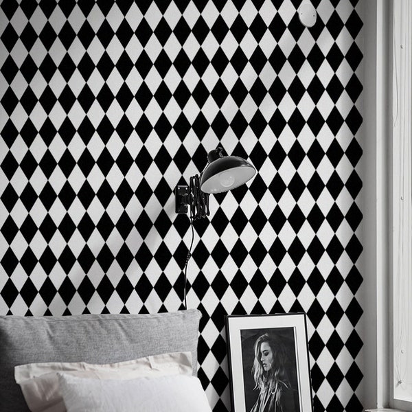 Harlequin Wallpaper Etsy