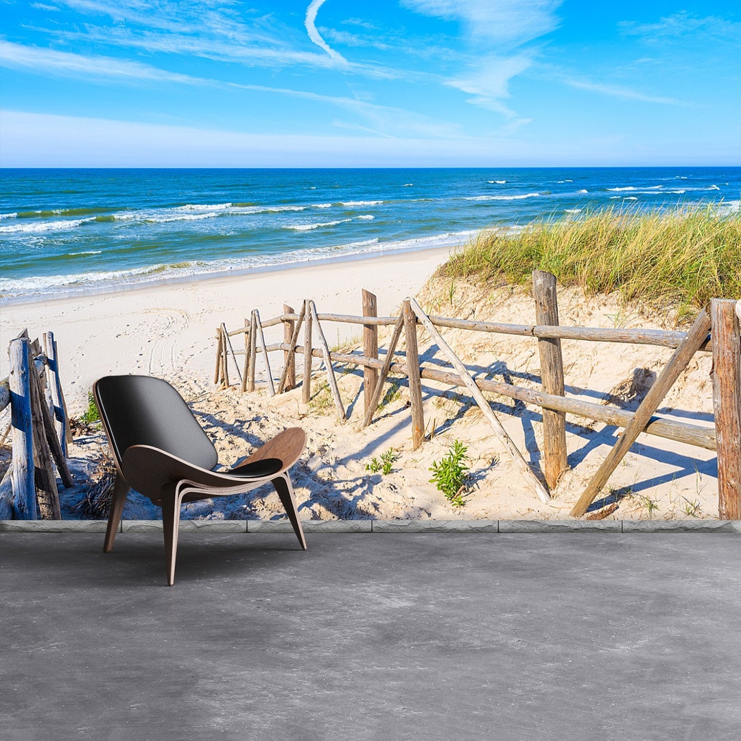 Path to Beach Reusable or Traditional Wall Mural | Wallcovering Path to ...