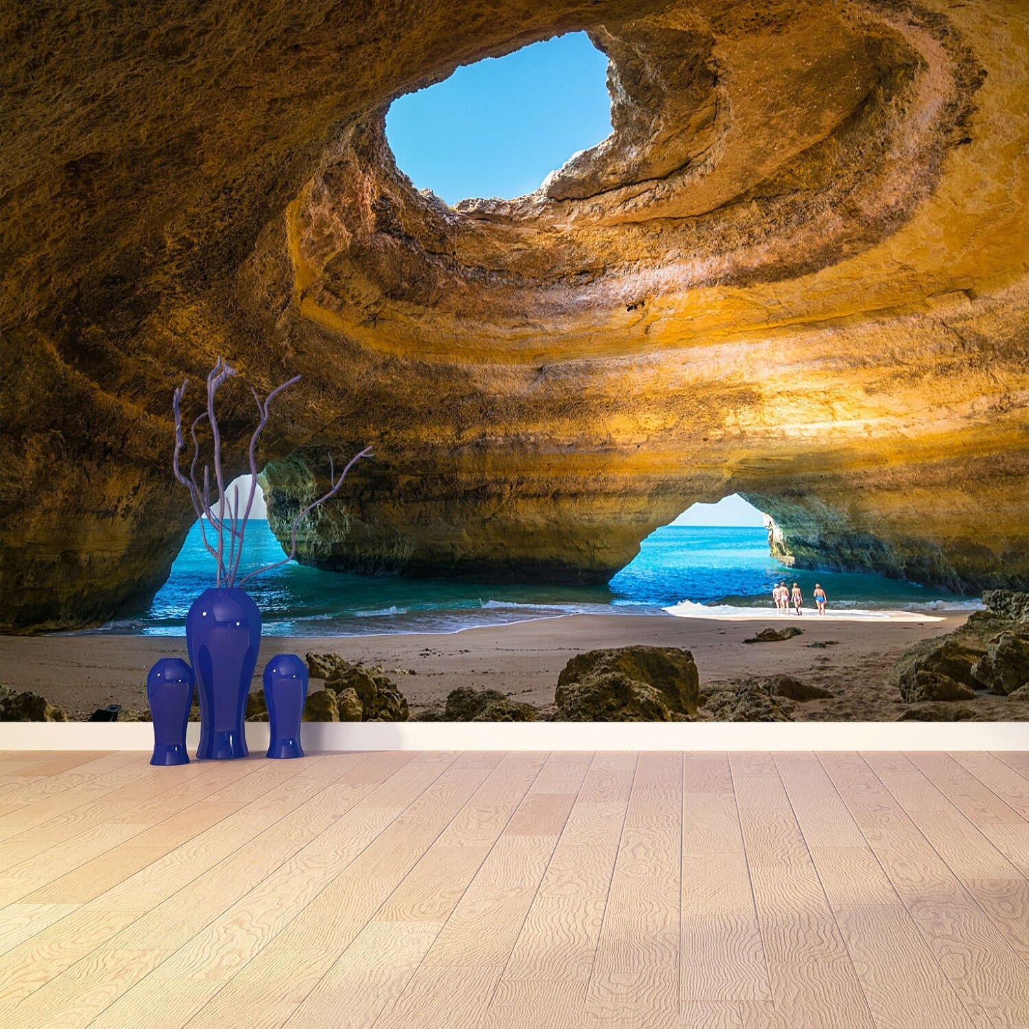 Cave Portugal Removable or Traditional Photo Wallpaper | Mural