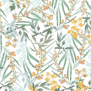 Jersey Knit Fabric, Half Yard, Lush Mimosa, Picturesque, OEKO-TEX, Art Gallery Fabrics, Cotton, Certified, Spring, Floral, Yellow