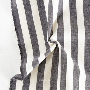 100% Cotton, Half Yard, Licorice, Fableism Supply Co, Swedish Holiday, Woven, Cotton, Fableism, Homespun, Garment, Quilt, Black and White