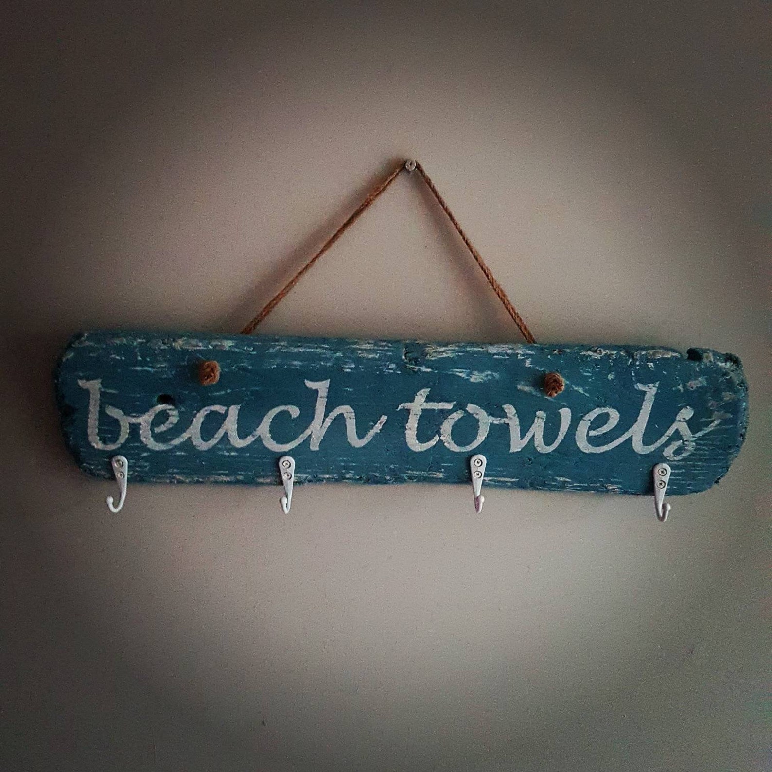 Handmade Towel Rack Beach themed driftwood Etsy Italia