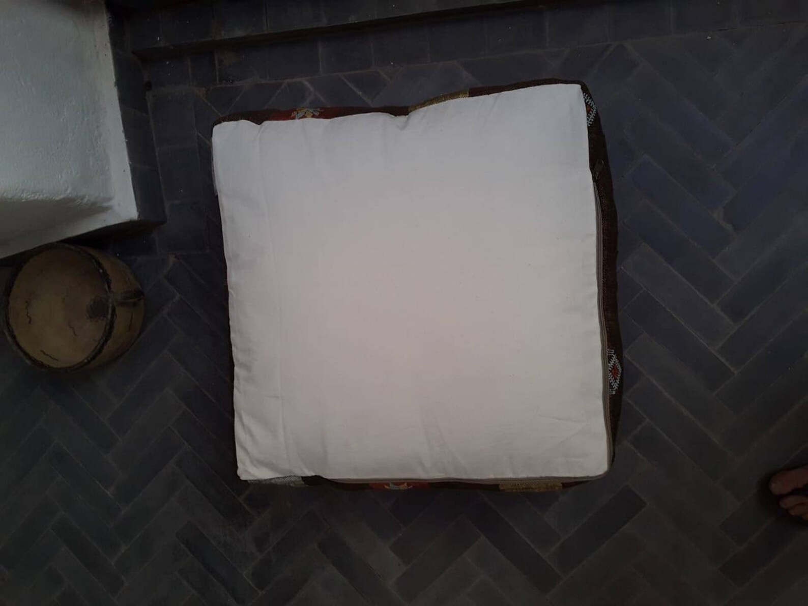 Ottomanen Bodenkissen Marokkanischer Pouf Handarbeit | Etsy