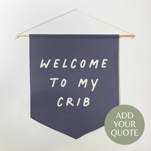 Any Quote Banner in handwritten font - perfect for family quotes, bible verses, sayings, lyrics or book quotes!