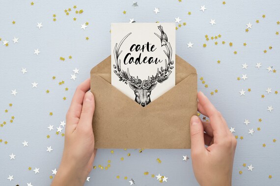  Carte cadeau  - Imprimer - Personnalisé - Floral: Gift  Cards