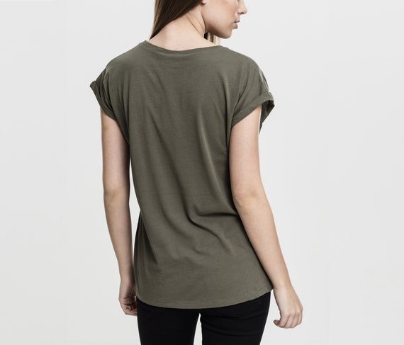 Ladies khaki top t shirt