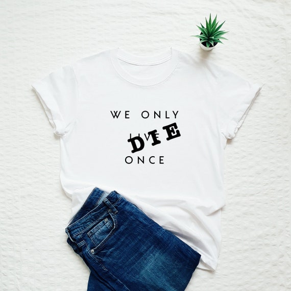 YOLO You Only Live Once-Blue Trendy Hot Sayings Hoodie Pullover