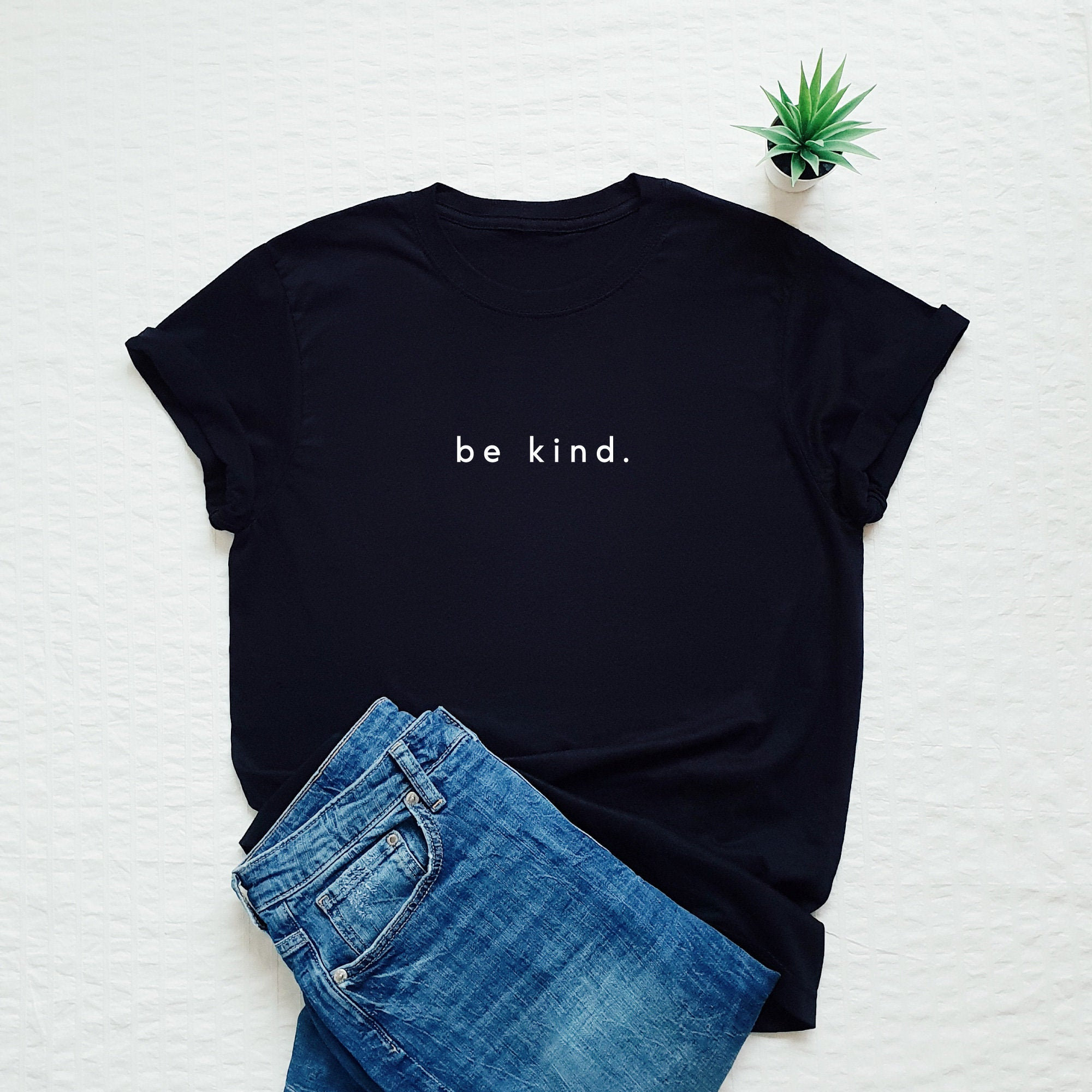CDG Be Kind T Shirt Short Sleeve Cotton T-shirt