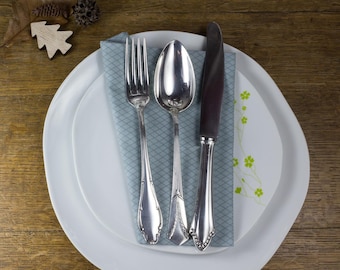 Schönes Vintage-Besteck. Silber und versilbert. von Loeffelland