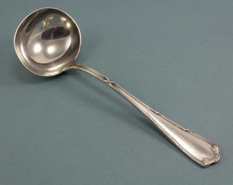 Art Nouveau trowel Koch and Bergfeld Noble silvered ladle