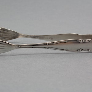 Silver plated sugar tongs, Wellner Mozart