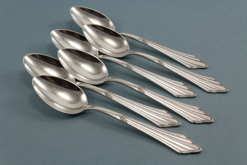 pastry server and cocktail skewer Beautiful silver plated WMF flatware set with cake forks compote spoon sugar spoon teaspoons