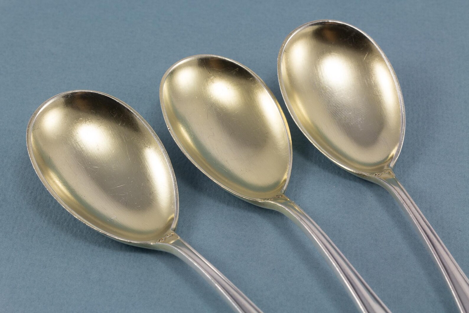 3 antique ice cream spoons silver plated rare spoons for ice Etsy