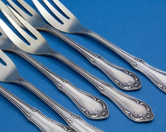 フォーク デザート ケーキ 6本 シルバー 銀製 銀器 銀メッキのケーキフォーク 6 本 - Etsy 日本