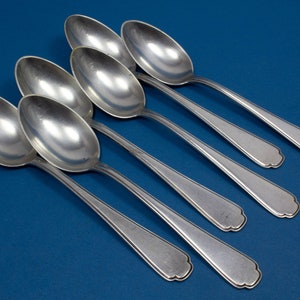 6 tea spoons by Bruckmann, Deutschmeister