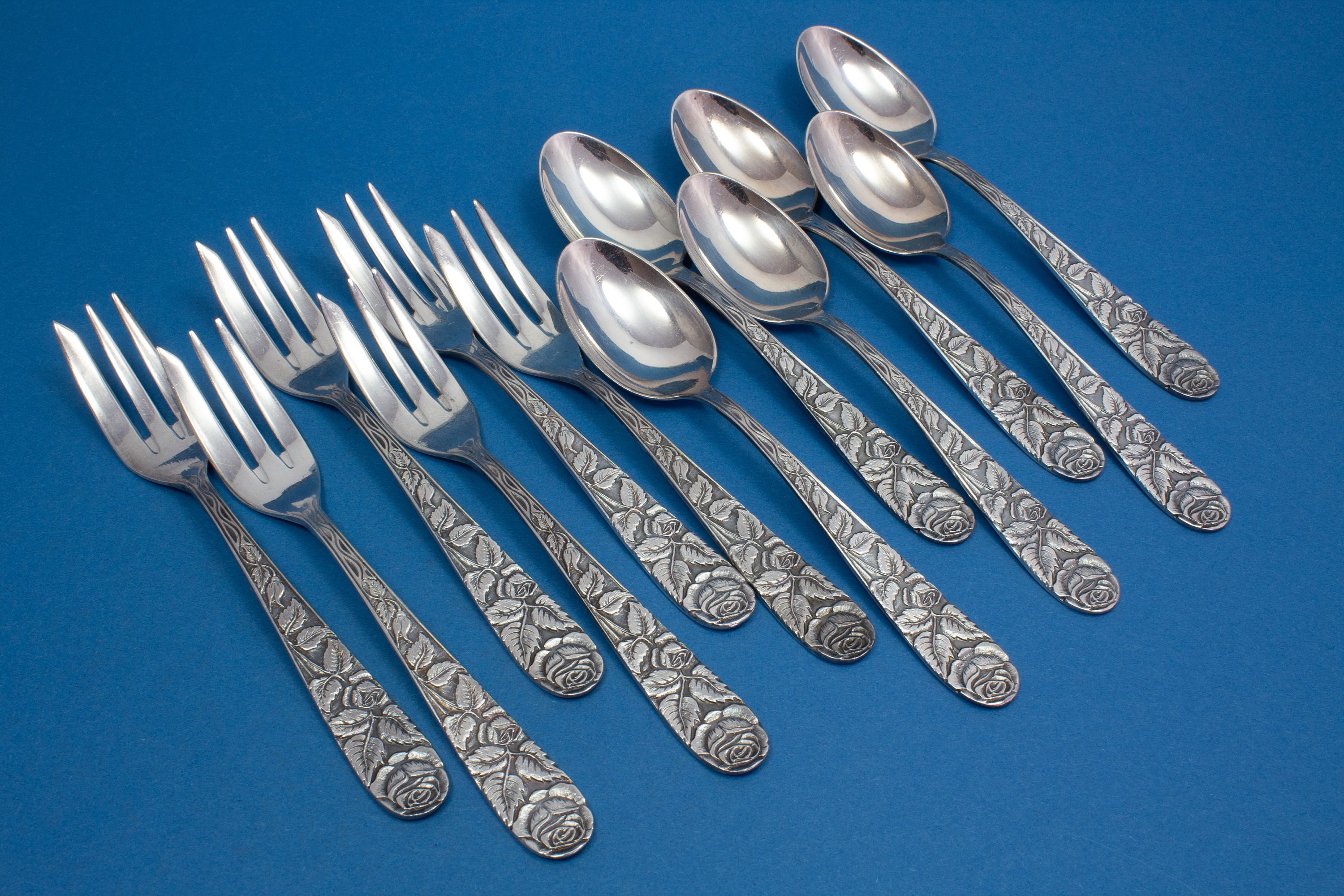 Silver Plated Spoons and Forks Etsy