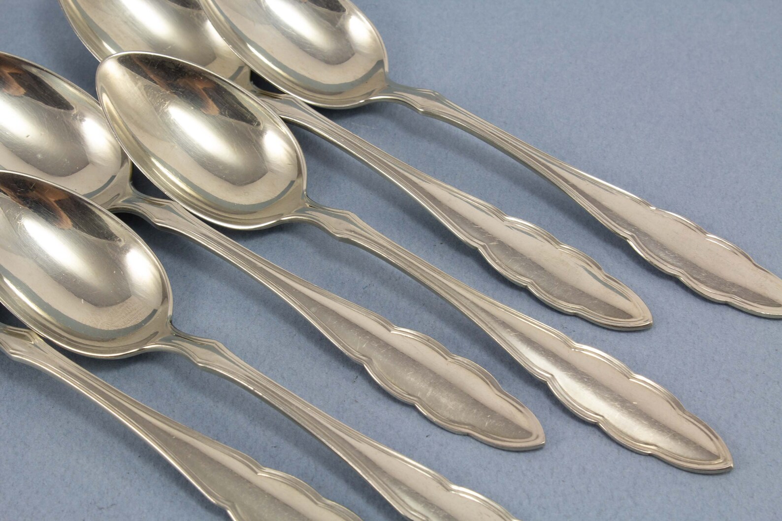 Beautiful silverplated teaspoons from Wellner teaspoons with Etsy