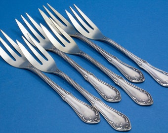 銀メッキのケーキフォーク 6 本 - Etsy 日本