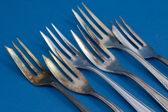 フォーク デザート ケーキ 6本 シルバー 銀製 銀器 フォーク デザート ケーキ 6本 シルバー 銀製 銀器