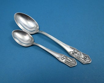 Silver-plated children's cutlery from Krupp Berndorff, fairy tales