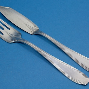 Art Nouveau fish cutlery set for 12 people by Zwilling, J.A.Henckels