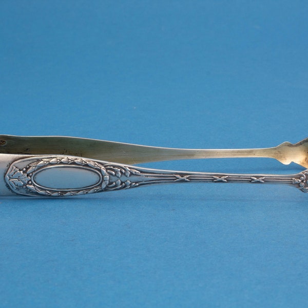 Noble silver tongs, France, Minerva head hallmark, ice cube tongs, sugar tongs