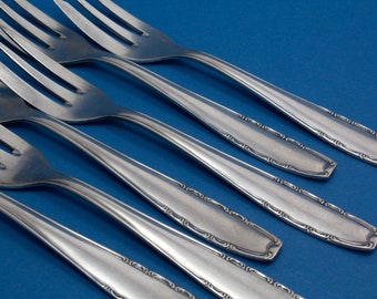 銀メッキのケーキフォーク 6 本 - Etsy 日本
