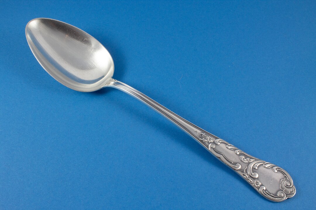 Large Vegetable Serving Spoon Rococo Etsy