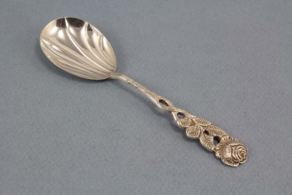 アンティコの小さなシュガースプーン、ヒルデスハイマーローズ - Etsy 日本