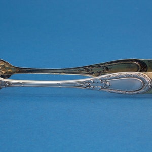 Noble silver tongs, France, Minerva head hallmark, ice cube tongs, sugar tongs