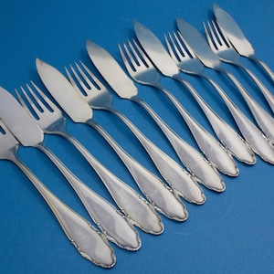 Art Nouveau fish cutlery set for 6 people, WMF 2200