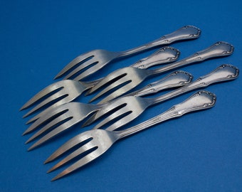 銀メッキのケーキフォーク 6 本 - Etsy 日本