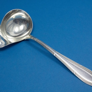 Silver plated sauce ladle