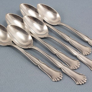 6 rare mocha spoons from Wellner