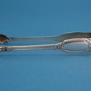 Noble silver tongs, France, Minerva head hallmark, ice cube tongs, sugar tongs