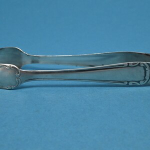Silver-plated sugar tongs