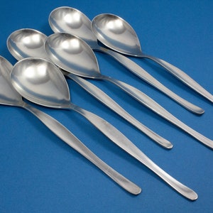 6 beautiful tablespoons, table spoons
