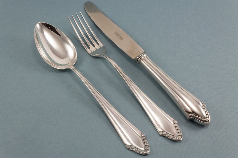 Wedding cutlery Set Knife Fork Spoon Bridal Couple Art Etsy