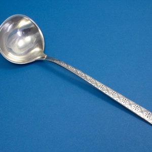 Gravy and sauce ladle Hanseat, silver plated