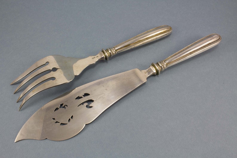 Serving Cutlery for Fish Made of 800 Silver Wilkens Fish Etsy
