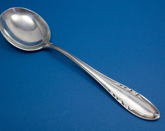 Beautiful potato spoon from Wellner, silver plated serving spoon