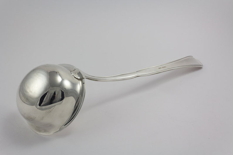Art Nouveau trowel Koch and Bergfeld Noble silvered ladle